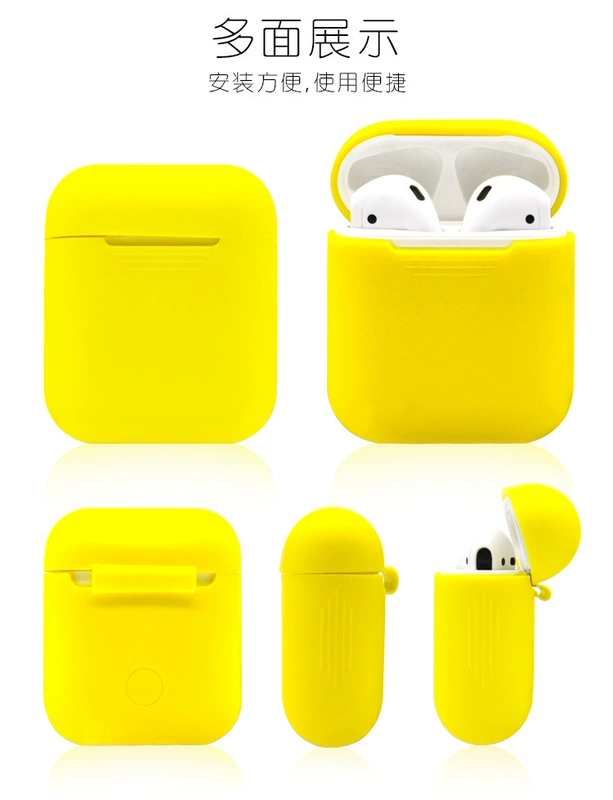 Apple Không dây Bluetooth AirPods Bao đựng iPhone 8x Phụ kiện Vỏ sạc Bao đựng Tai nghe Chống thất lạc Lưu trữ - Phụ kiện MP3 / MP4