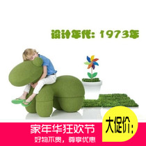 New Nordic designer childrens fun creative leisure FRP parent-child living room puppy horse chair decoration furniture