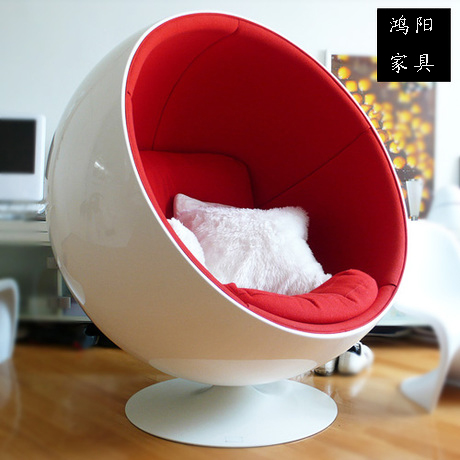 Nordic Classic Designer Space Creative Fashion House Innate Bubble Single Sofa Eggs Big Round Children Chairs