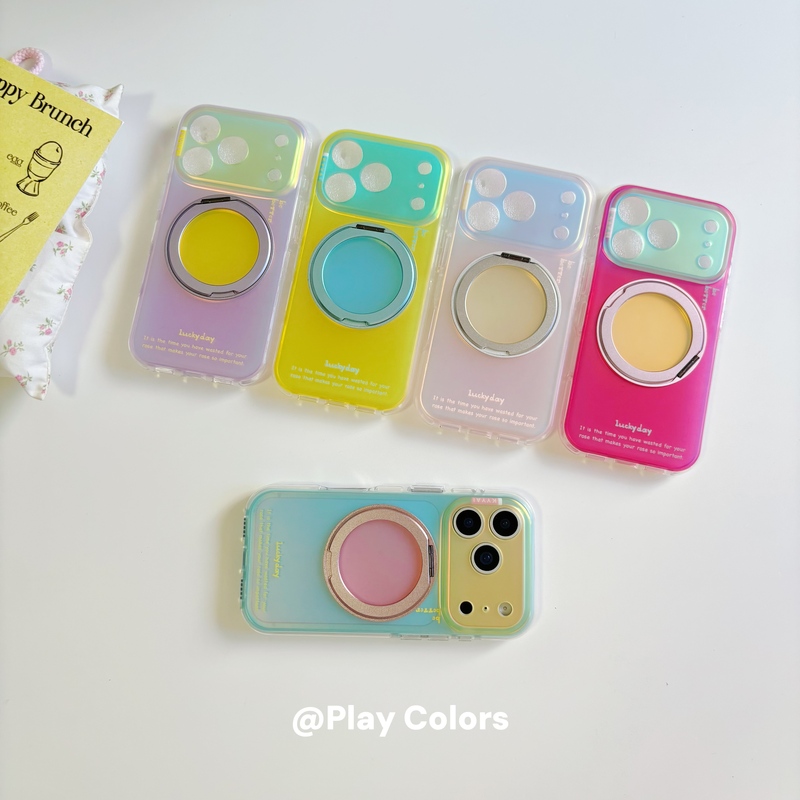 Korean-Style Dopamine Aurora Color-Blocking Suitable for Apple iPhone 17 Pro Max Phone Case, 16 Soft Edge 360 Stand Protective Cover, 15 Pro Pivot Anti-Drop Case, Cute and Simple for Couples Korean-Style Dopamine Aurora Color-Blocking Suitable for Apple iPhone 17 Pro Max Phone Case, 16 Soft Edge 360 Stand Protective Cover, 15 Pro Pivot Anti-Drop Case, Cute and Simple for Couples