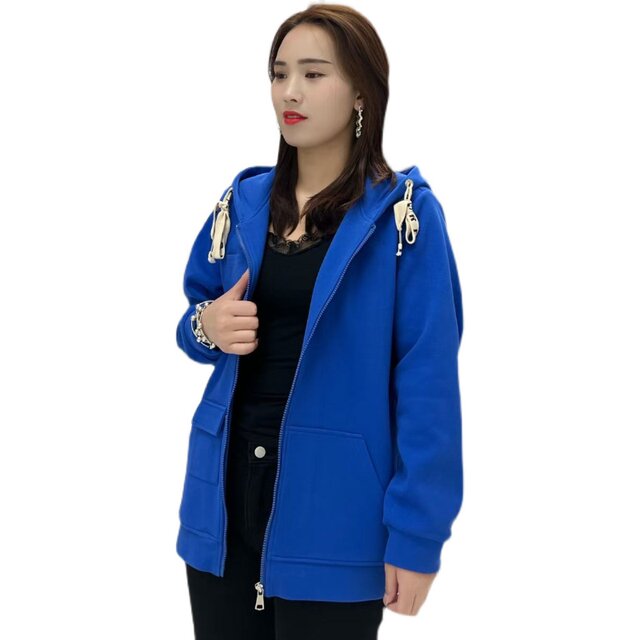 Ying Ming Qi Official Store Genuine 2020 Collection Plus-Size Fashion Casual Loose-Fit Slimming Elastic Jacket