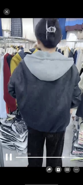 Xiangrui Genuine Product 25101 Model, Plus Size, Fashionable Casual Loose-Fitting Slimming Leather Jacket with Fleece Lining