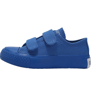 儿童帆布鞋2025春夏韩版低帮休闲鞋男童女童鞋魔术贴糖果色鸳鸯鞋