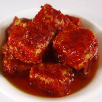 Shaanxi tofu milk Hanzhong red bean curd farm specialty snacks Handmade spicy mildew tofu milk appetizer