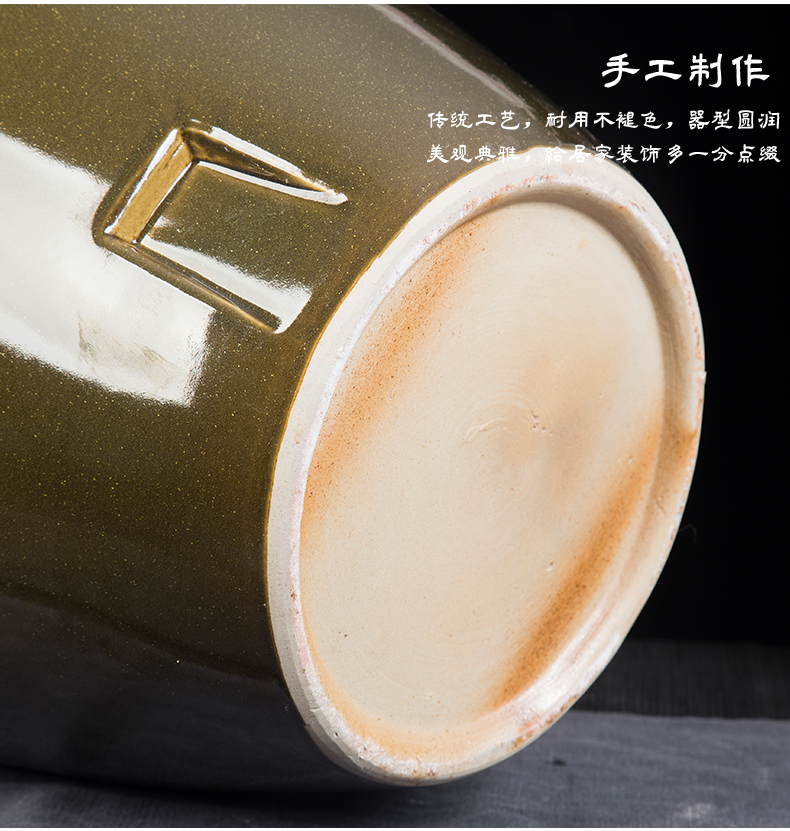 Jingdezhen ceramic jar it bottle home 50 kg pot 30 jins 20 seal storage tank jars restoring ancient ways