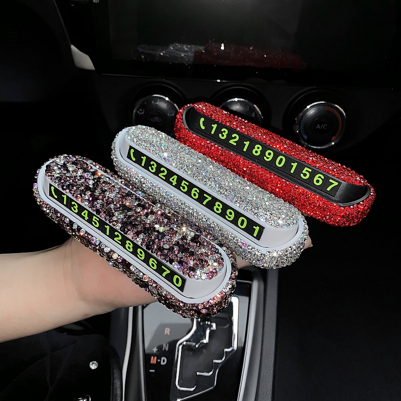 Car Personality Creative On-board Temporary Parking Phone Number Plate Moving Car Cute Car Docked Transfer Truck Used In Car