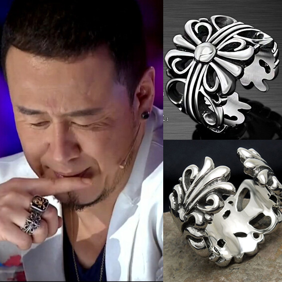 Bague homme ROCK PUNK en Acier au titane - Ref 3089603 Image 3