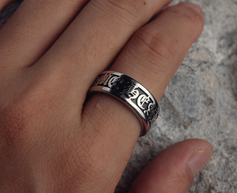 Bague mixte ROCK PUNK en Acier au titane - Ref 3086831 Image 19