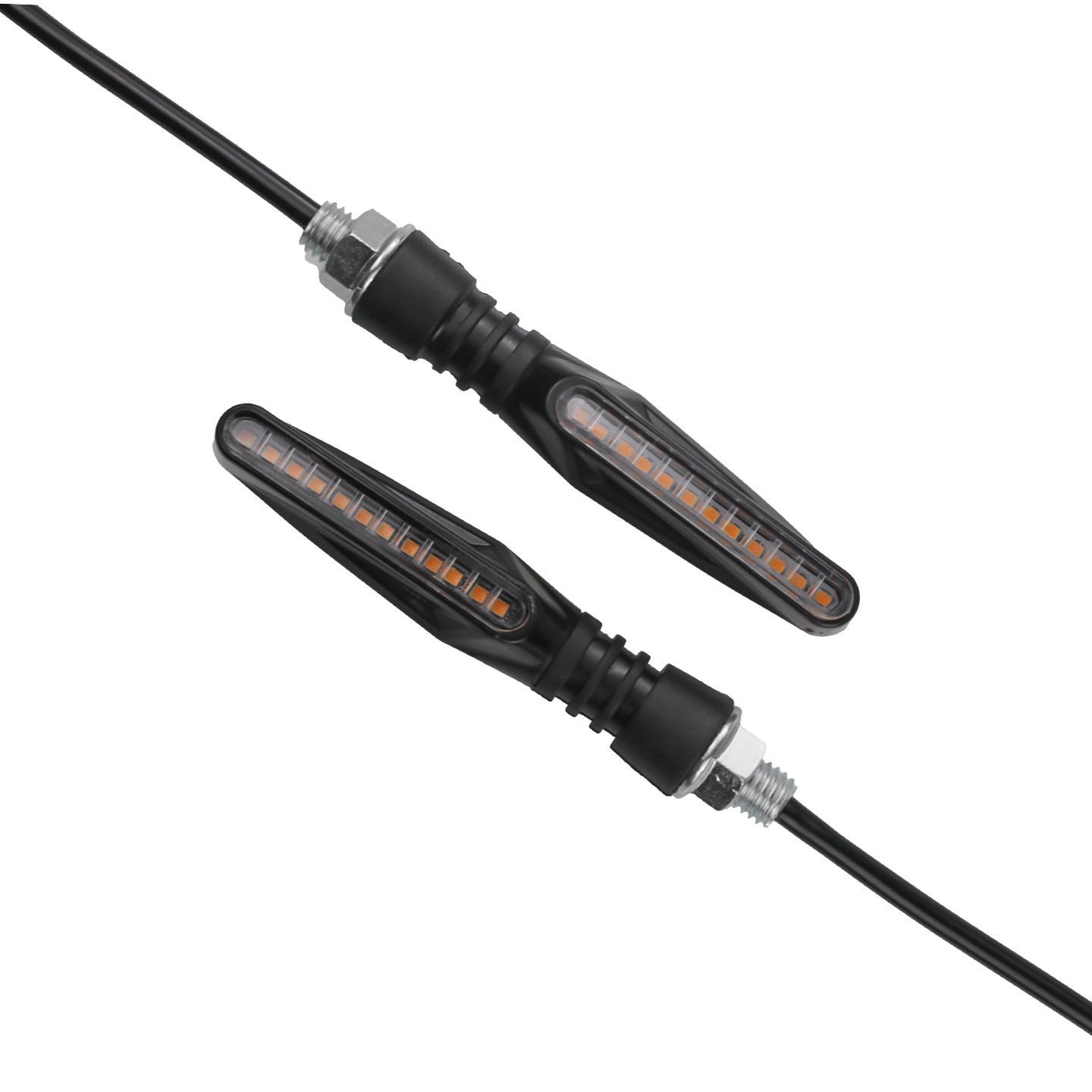 オートバイ、電気自動車、バッテリー駆動車両の改造部品：LEDウインカー、コーナリングライト、オフロードホライゾンストリートスポーツカー12V