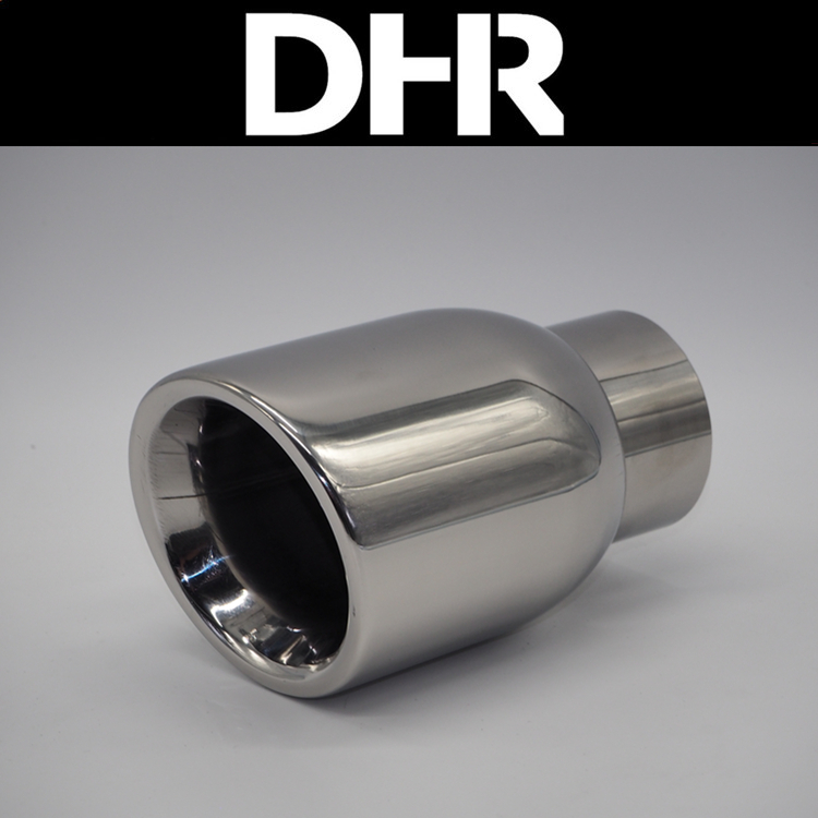 Y8053 welded silencer car retrofitted exhaust pipe tailpipe tailpipe universal 89 diameter pitched double thickness solid