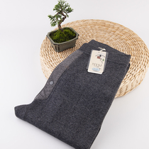 Wool Pants Mens Mid Thick Thickened Garnter Slim Fit Autumn body Winter inside and outside threading lining Bottom Warm Trousers Suede Pants Woman