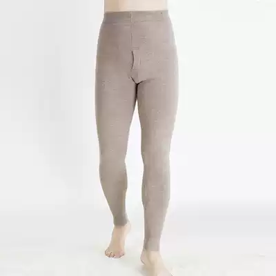 Wool pants men's thin slim fit autumn and winter knitted full-lined wool pants velvet pants inner pants men's wool pants warm pants