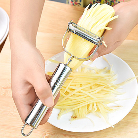 (stainless steel multifunctional paring and gouging wire dual-use knife) peeler peeler peeler water fruit knife deaper silverware