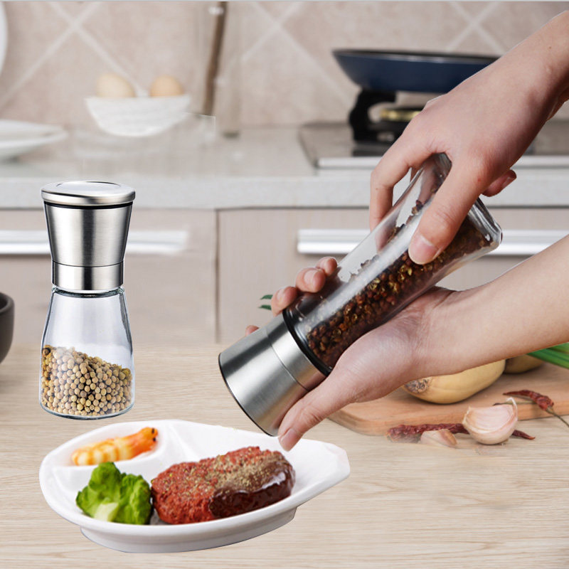 Pepper Grinding Machine Manual Chili Jar Black Pepper Grinding Instrumental Pepper Powder Grinding Machine Pepper Grinding Bottle