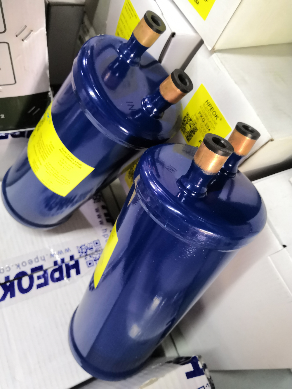 Cold storage air conditioning refrigeration unit vapor return gas separator 210 42mm interface gas-liquid separator