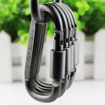 High quality plus coarse 8CM with lock D type rock climbing climbing buckle Quick hanging screw cap buckle hanging buckle aluminium alloy backpack buckle