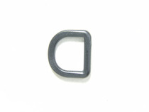Manufacturers hot sale plastic D buckle D ring webbing connection buckle day buckle hook buckle 25MM gray luggage accessories
