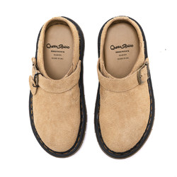 2023 2023 retro jorge suede ຫນັງ Martin Birkenstock ເກີບດຽວ Baotou half-drag Goodyear sandals ຫັດຖະກໍາສໍາລັບແມ່ຍິງ