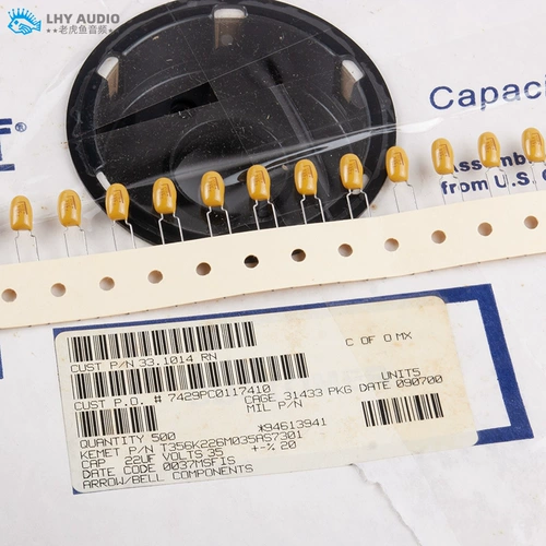 Оригинальная коробка US KEMET KIME 35V 22UF 226K 钽 钽 Электролитическая емкость Цифровой звук DAC DAC