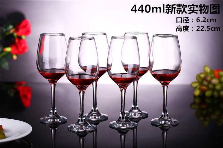 Ly rượu vang đỏ không ly rượu vang thủy tinh sáng tạo ly sâm banh thủy tinh cao ly - Rượu vang ly uống rượu vang