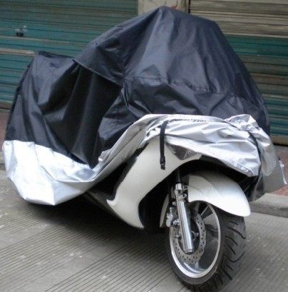 Manufacturer direct sales high cost performance 180T rain-proof locomotive cover (foreign trade ruler code: XL) (upper black lower silver)