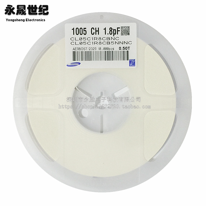 0402 patch capacitor 1 8P 1 8pF 1R8 1R8 CL05C1R8CB5NNNC CL05C1R8CB5NNNC original dress