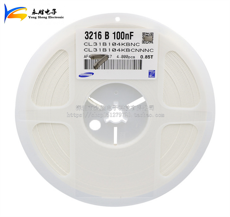 1206 100nf 100nf 100n 104K 10% 50V CL31B104KBCNNNC (4000 only)