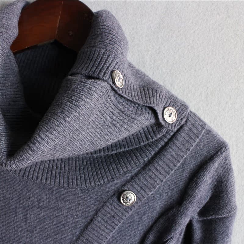 A21 len hàng thu hồi và cashmere mềm phụ nữ áo len đầu len tinh khiết màu dơi tay đáy mùa xuân và mùa thu