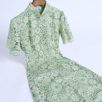 Qi Weiqiqiqiqi's improved version of the dress in Chinese style the new young girl Lace in summer retro Shanghai elegant