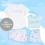 Детский летний комплект, 2020, подходит для подростков, короткий рукав