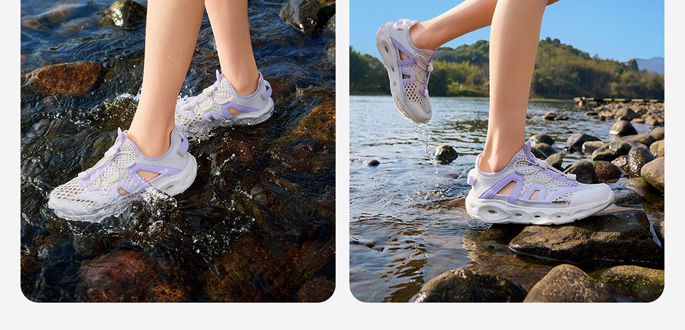King of Water Trampling | Anta Kidsren's Girls' River-Tracing Shoes and Beach Shoes 2026 Summer New Outdoor Mesh Sports Sandals — 25