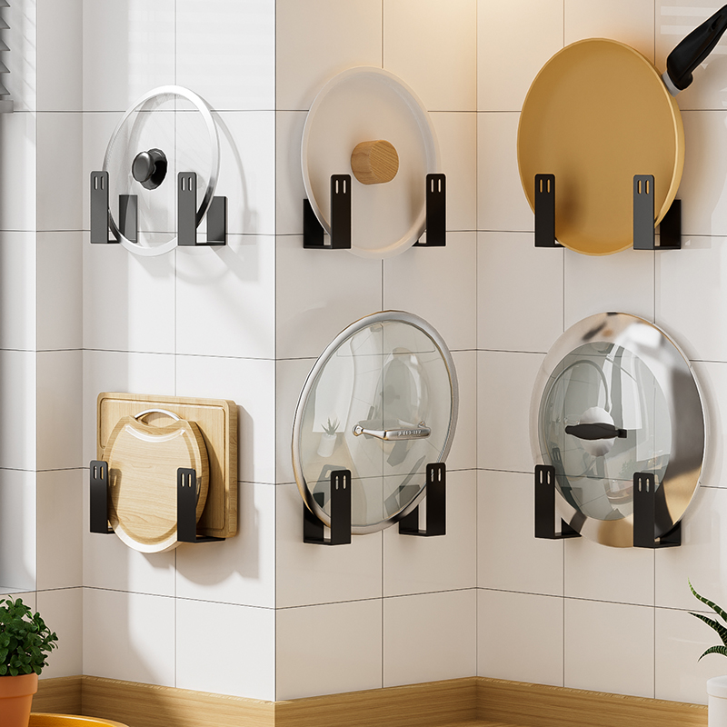 Cover Shelf Shelving wall-mounted Perforated God Instrumental Release Case Board Shelf Placement Rack Containing Kitchen Chopping Board Shelf-Taobao