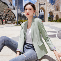 Suit jacket female foreign temperament Korean version of British style English style spring autumn hanging feeling small man Net red casual suit jacket