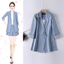 Suit jacket female Korean spring summer fashion temperament age age professional suit fried street Net red small suit coat thin