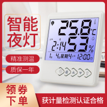Indoor thermometer hygrometer household precision baby room wall-mounted high-precision electronic temperature and hygrometer room temperature meter