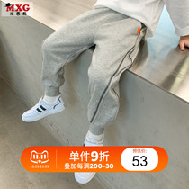 Middle and big childrens boys pants spring and autumn thin childrens clothing new summer mosquito pants boys spring and summer sports pants