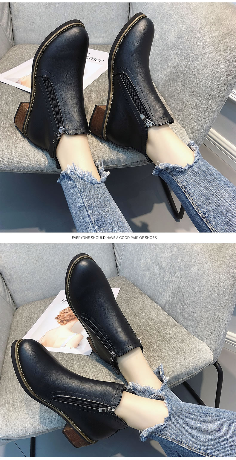 Bottes mi-saison femme en Polyurethane - Ref 3250273 Image 16