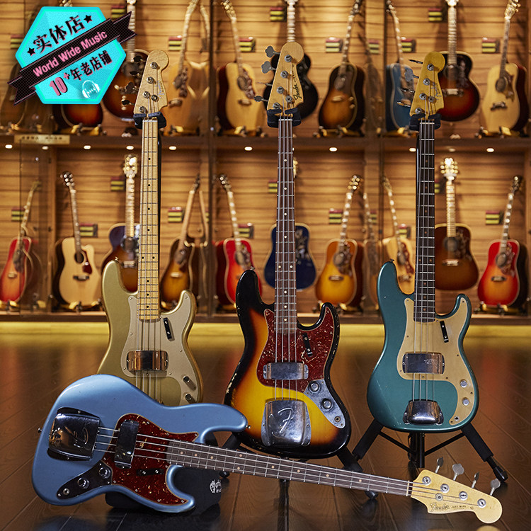 World Sound Piano Fender Custom Shop 58 59 60 P J BASS electric BASS