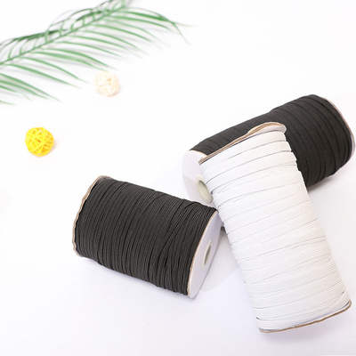 Thickened wide elastic band, elastic band, flat rubber band, white elastic belt, rope, clothing accessories, ear loops, durable