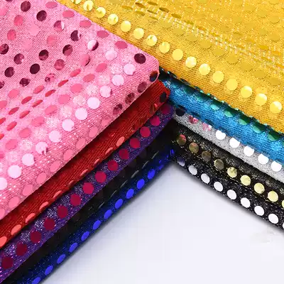Sequin fabric Handmade DIY jewelry accessories production materials Sequin decoration cloth Bag headdress accessories props cloth
