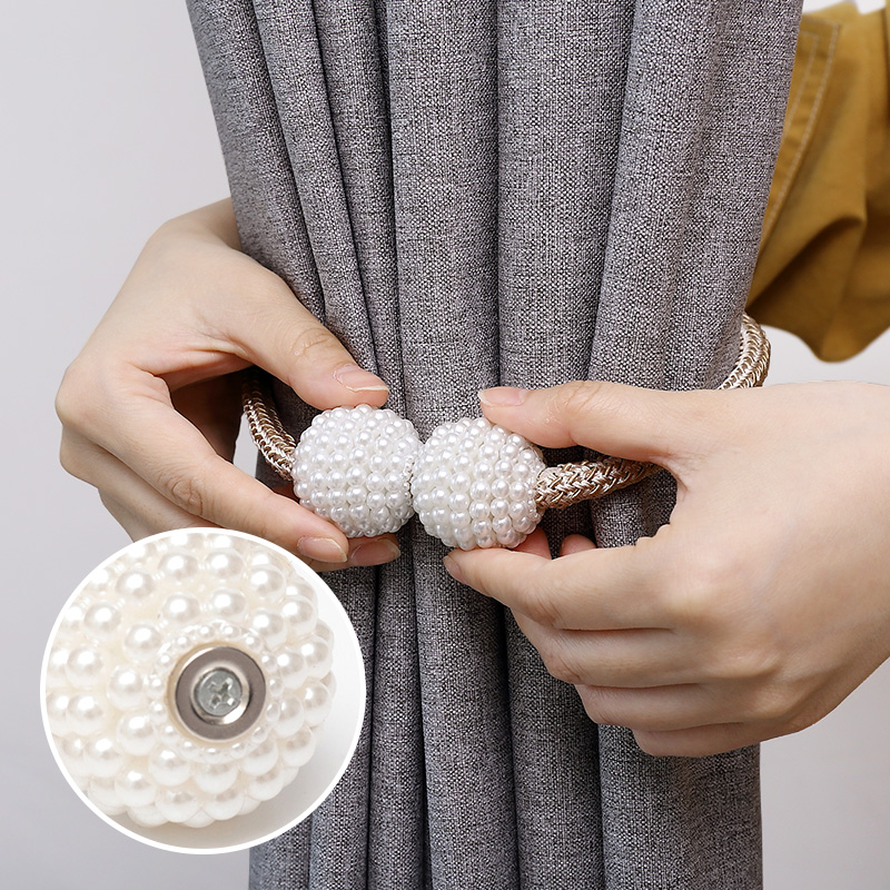 Curtain strap magnet curtain buckle Magnetic buckle pair of clothing Curtain Tie Rope Minimalist Curtain Rope Strap Strap Buckle