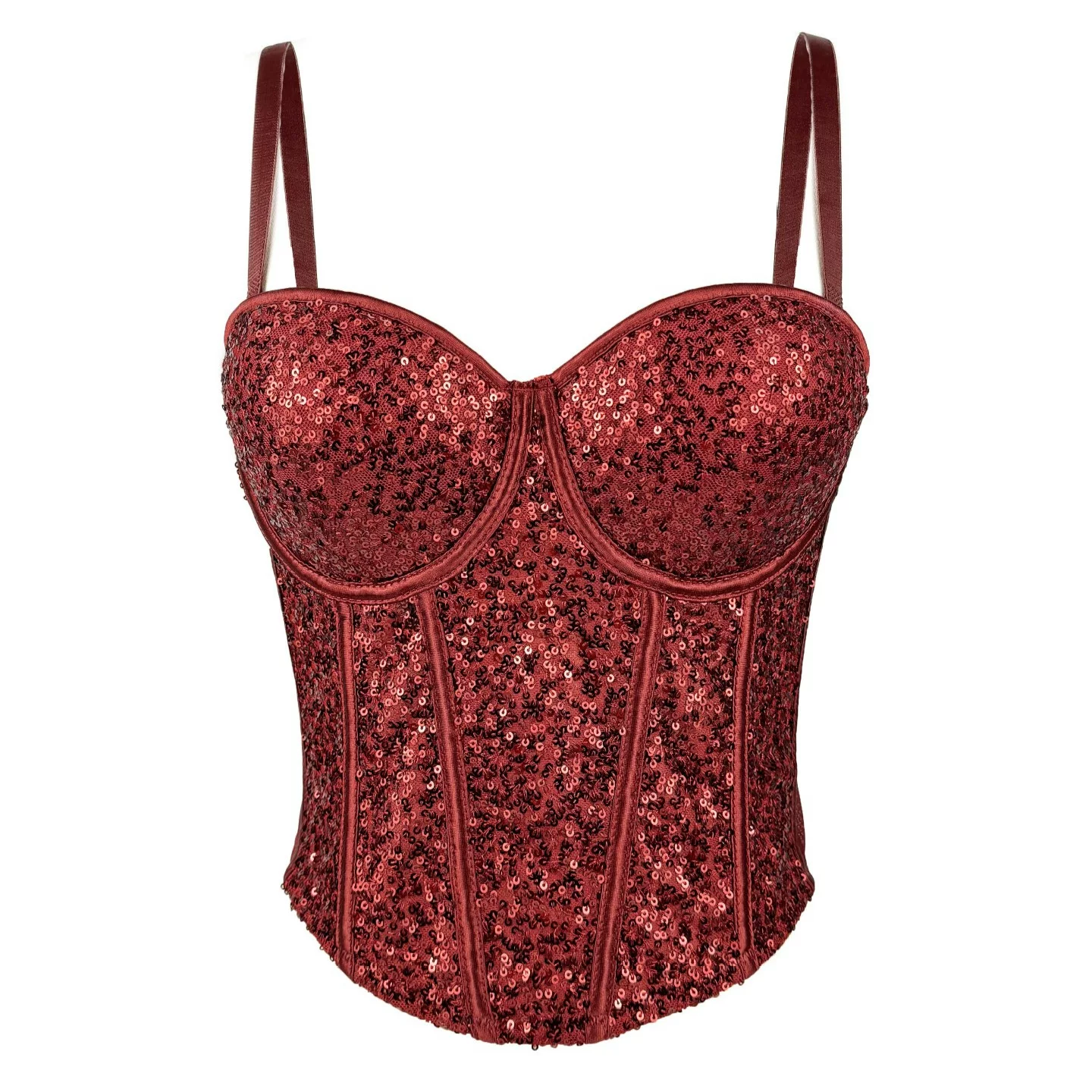 Костюм, топ-тюльпан (tube top), бюстье, бра, облегающий, эффект подъема