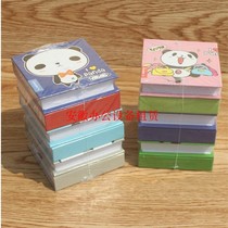 6 Post-it notes cute cartoon hard case notes leave stickers stickers portable note paper notes