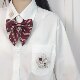 Mystery Rabbit Girl Original Soft Girl Design Couple Magic Academy Theme JKDK Badge Embroidered Shirt