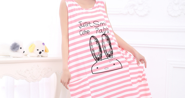 Thêm kích thước lớn nightdress chất béo mm200 kg cộng với phân bón tăng nữ mùa hè cotton ngắn tay áo phương thức Hàn Quốc phiên bản của bộ đồ ngủ dài