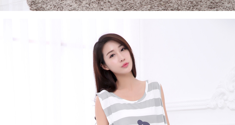 Thêm kích thước lớn nightdress chất béo mm200 kg cộng với phân bón tăng nữ mùa hè cotton ngắn tay áo phương thức Hàn Quốc phiên bản của bộ đồ ngủ dài