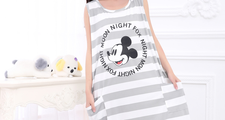 Thêm kích thước lớn nightdress chất béo mm200 kg cộng với phân bón tăng nữ mùa hè cotton ngắn tay áo phương thức Hàn Quốc phiên bản của bộ đồ ngủ dài