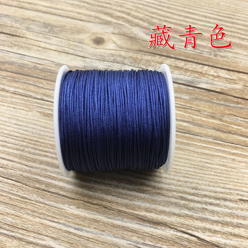 Số 72 dòng ngọc 0,8 mm DIY tay dệt kim Vòng tay vòng chân vòng cổ mặt dây chuyền ngọc bích dòng màu đỏ - Vòng chân vòng chân cho nữ