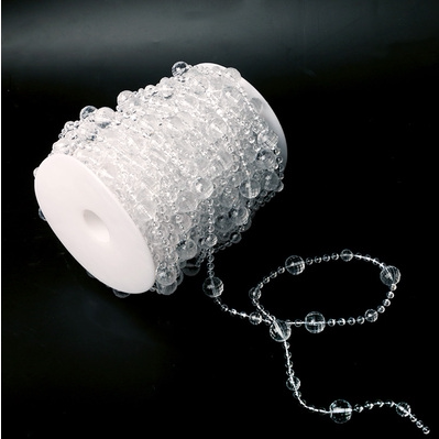 Imitation crystal acrylic bead curtain Wedding road guide DIY Crystal tree decorative bead chain Wedding foyer Christmas Tree props