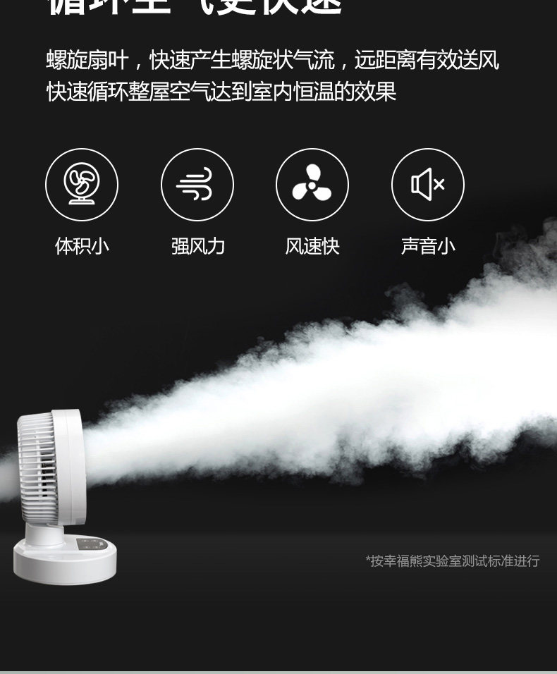 美伦达 空气循环扇 台式 图6